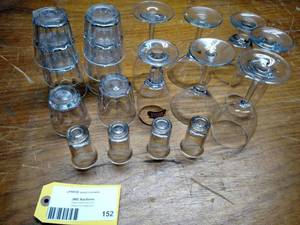 lot 152 image: Asstd Glassware...