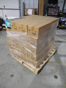 lot 31 image: Pallet Lot EcoSmart 75-Watt Equivalent BR40 Dimmable Energy Star LED Light Bulb Bright White Qty - 160