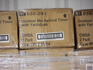 lot 50 image: GE 24-Hour OnOff Outdoor Mechanical Timer with Yardstake