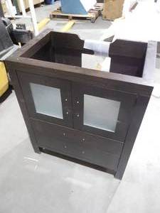 lot 19 image: 28 BATHROOM VANITY CABINET