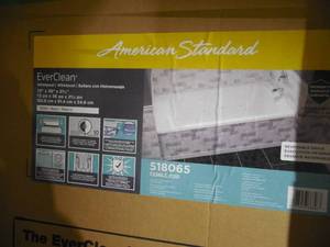 lot 36 image: American Standard EverClean 72 in. Acrylic Rectangular Drop-in Whirlpool Bathtub in White