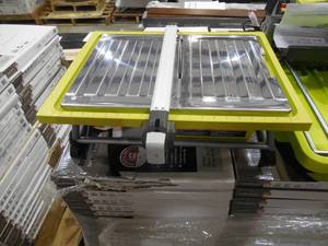 lot 73 image: RYOBI 7 in. 4.8 Amp Tabletop Tile Saw