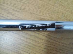 lot 53 image: NEW Husky 12 in. Drive 20 in. Extension Bar