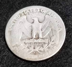 lot 05 image: 1932-D WASHINGTON QUARTER KEY DATE COIN