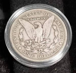 lot 12 image: 1901-S MORGAN SILVER DOLLAR IN AIRTITE