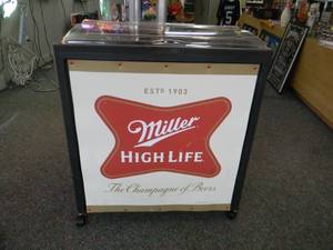 miller high life kegerator