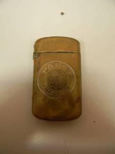 lot 4 image: Vintage Pabst Milwaukee - PABST WORLDS GREATEST BEER Brass match safevesta - APPROX 3 - AWESOME COLLECTIBLE - SEE PICTURES