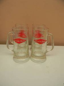 lot 6 image: VINTAGE OLD SCHOOL GRAIN BELT BEER MUGS - NICE - SEE PICTURES