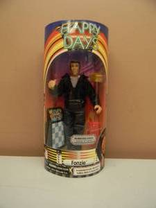 lot 34 image: New 1997 Happy Days Fonzie Limited Edition Posable Doll 01654 14,573 The Fonz - SEE PICTURES