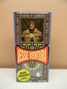 lot 43 image: JESSE VENTURA MAN OF ACTION FOOTBALL COACH - ACTION FIGURE - NEW - SEE PICTURES