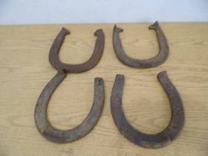 lot 71 image: Lot of 4 Horse Shoes
