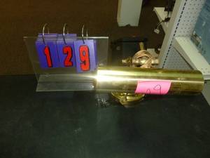 lot 129 image: Brass desk lamp. As shown. SEE TERMS