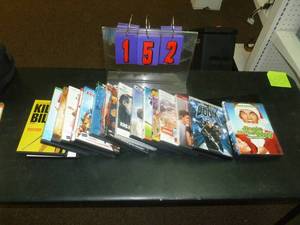 lot 152 image: 12 Dvds. As shown. SEE TERMS