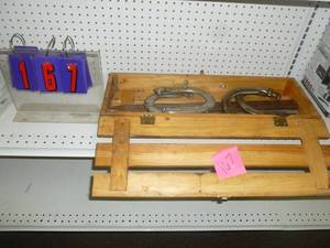 lot 167 image: Horse shoe set. As shown. SEE TERMS