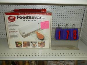 lot 178 image: Food saver vacuum packager. As shown. SEE TERMS