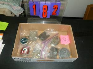 lot 182 image: Flat of Rodeo & Farm belt buckles. As shown. SEE TERMS