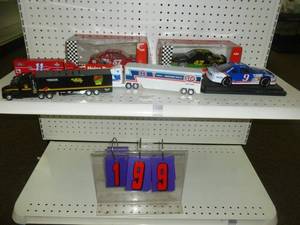 lot 199 image: Qty of 6 Nascar models. As shown. SEE TERMS