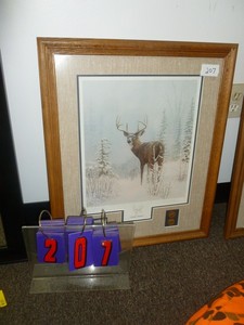 lot 207 image: Winter Wonder Print. Leo Stans 1990. As shown. SEE TERMS