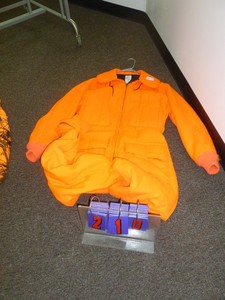 lot 210 image: Zerozone Insulator Coveralls. Size XL Reg. As shown. SEE TERMS