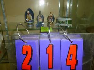lot 214 image: Betty Boop & Porcelin Eggs. As shown. SEE TERMS