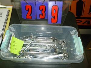 lot 239 image: Assorted Wrenches. As shown. SEE TERMS