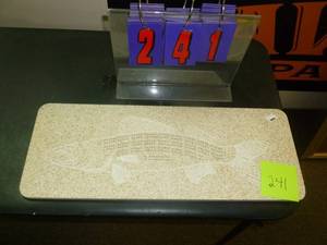 lot 241 image: Fish Cribbage Board. As shown. SEE TERMS