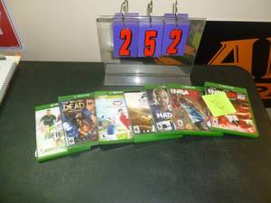 lot 252 image: Xbox One games. As shown. SEE TERMS