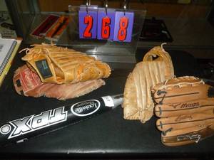 lot 269 image: TPX Bat & Gloves. As shown. SEE TERMS