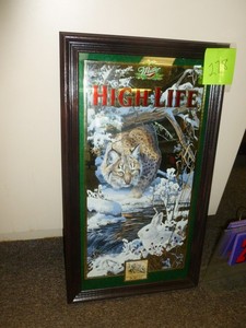 lot 278 image: Miller High Life Bobcat. As shown. SEE TERMS