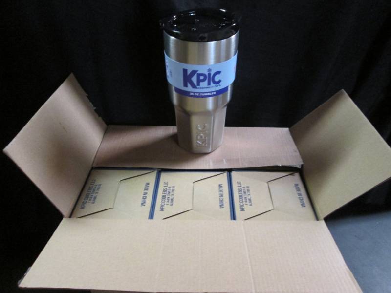 lot 410 image: Kpic 30oz. Case of Tumblers (6pk)...