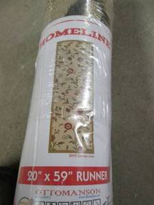 lot 122 image: Homeline 20 X 59 Runner Rug (Gard...