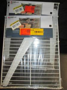 lot 134 image: 2pc. Closet Maid Shelf Track (#7281...
