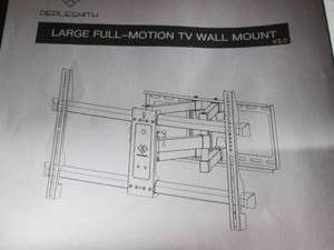 lot 163 image: 2pc. TV Wall Mounts (1 in Box, unkn...