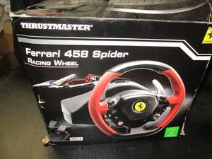 lot 168 image: XBox One Thrustmaster Ferrari 458 S...