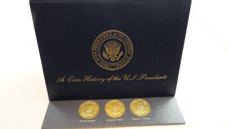 A Coin History of US Presidents Book 41 Coins Collector Coins