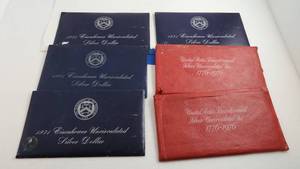 lot 4 image: Eisenhower & Bicentennial Silver Sets
