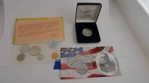 lot 29 image: 1963 Proof Set 1999 Susan B Anthony  1996o 50th Anniversary R Dime