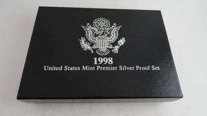 lot 32 image: 1998s US Mint Premier Silver Proof Sets