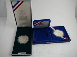 lot 53 image: 1986 US Liberty $1 Coin 1890-1990 Eisenhower Centennial