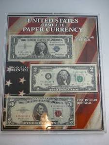 lot 59 image: Obsolete US Paper Currency Set