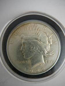 lot 83 image: 1922 Peace Silver Dollar
