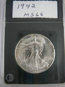 lot 97 image: 1942 Walking Liberty Half Dollar