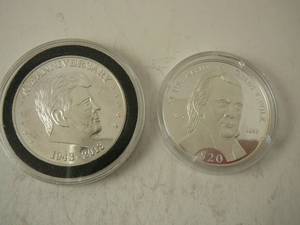 lot 128 image: $20 XI US President James K Polk 70th Anniversary 1943-2013