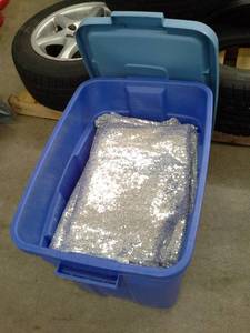 lot 155 image: Lot of (12) Silver Sequin Linen 90x90in.