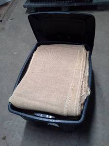 lot 159 image: Lot of (44) Burlap Table Runners 12x108in.