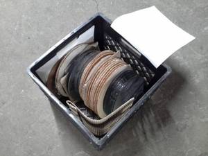 lot 320 image: Lot of (53) 8in. Round Mirrors