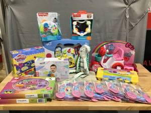 lot 3 image: Fisher Price, Play-Doh, TY Beanie, Disney Princess, Hello Kitty- HUGE Mixed Lot of Toys Great for resellers, gifts, birthday parties