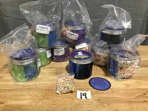 lot 19 image: Unicorn Fluffy Slime- Lot of 10 Individually Packaged Jars- New, Each Jar is 10oz