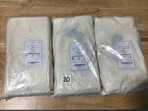 lot 20 image: Flour Sack Towel Lot- 3 packages of 28x28 100% Cotton White Flour Sack Towels- (36 Towels Total)