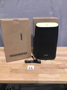 lot 22 image: Lot of 2 - AFLOIA - Dehumidifier for home, office, basement- Stylish design (Model #AX2T8Plus) 2000mL capacity- New in box